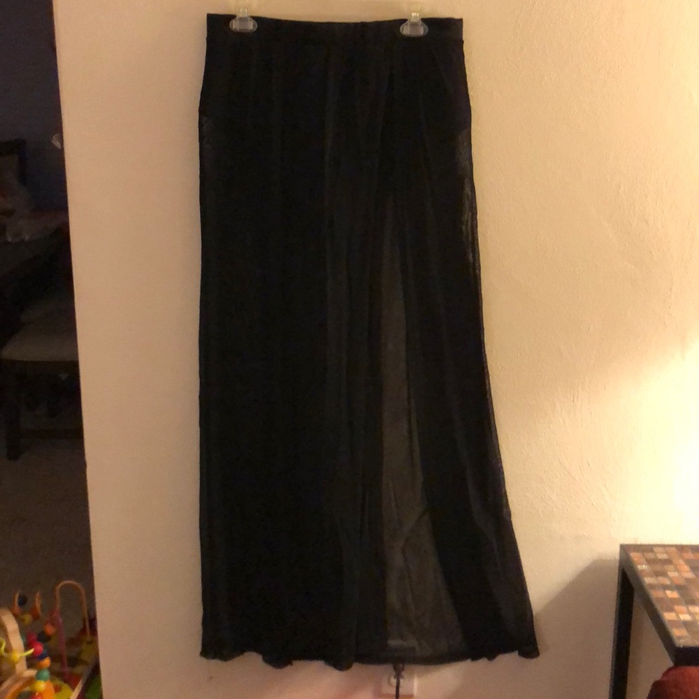 Mesh Maxi Skirt